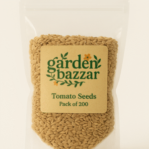 garden bazzar tomato seeds – pack of 50 | premium quality, high germination, home gardening