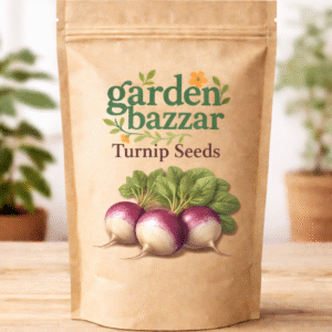 🌱 Turnip Seeds – Pack of 50 | Garden Bazzar (High-Germination Premium Seeds)