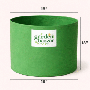Garden Bazzar 18×18 Inch Grow Bag – Heavy Duty Fabric Pot for Home Gardening