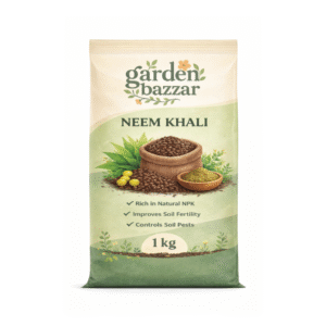 Garden Bazzar Neem Khali (1 Kg) | Organic Neem Cake Fertilizer & Natural Pest Repellent